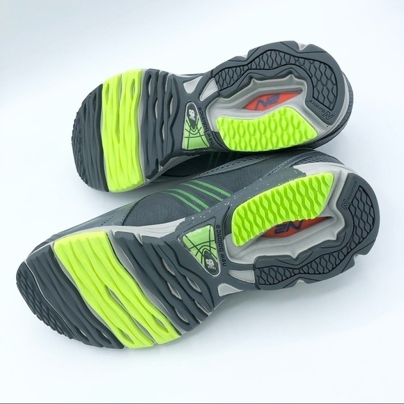 NEW New Balance Fantom Fit Athletic Walking Shoes Grey Blue Green Size 9.5 Wide - Picture 5 of 7